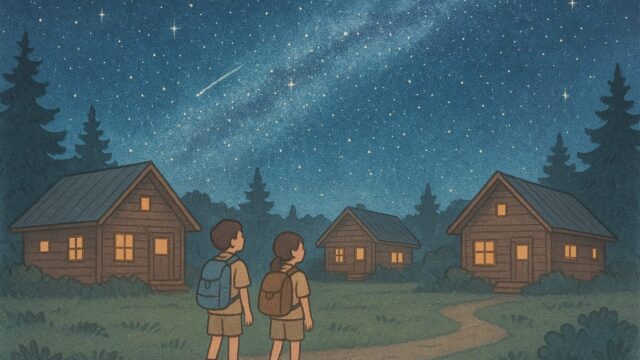 junior high school camp night